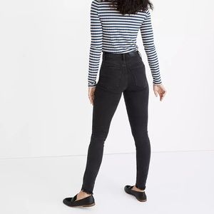 Madewell High-Rise Skinny Jeans in Berkeley Wash: Button-Front Edition